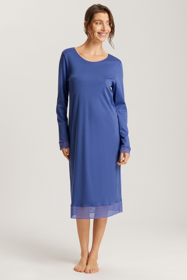 Женская хлопковая длинная сорочка 1