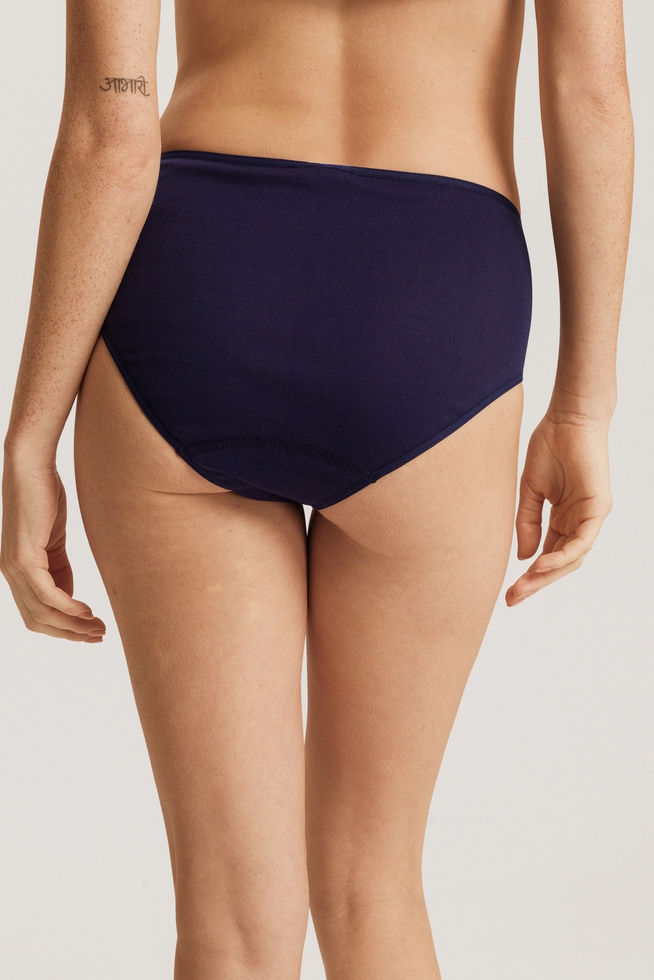 Женские хлопковые высокие трусы-слипы 2