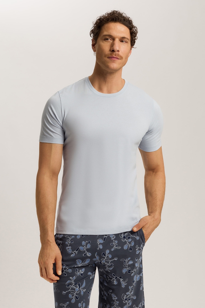 Мужская хлопковая домашняя футболка 1