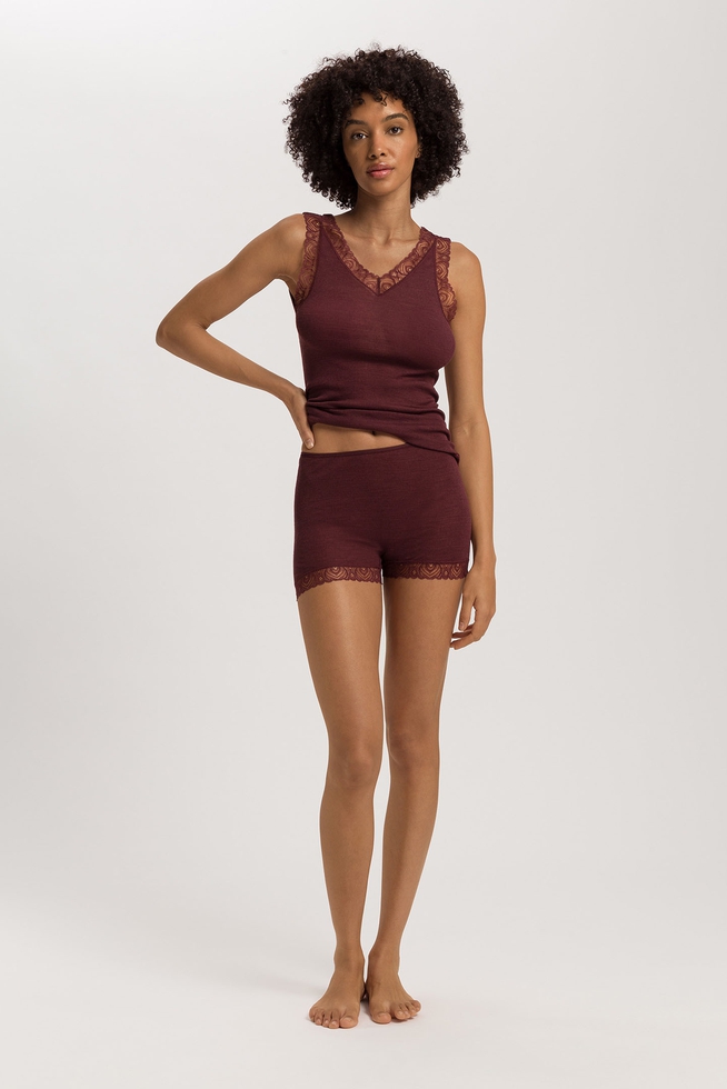  Женские высокие трусы-шорты из шерсти  4