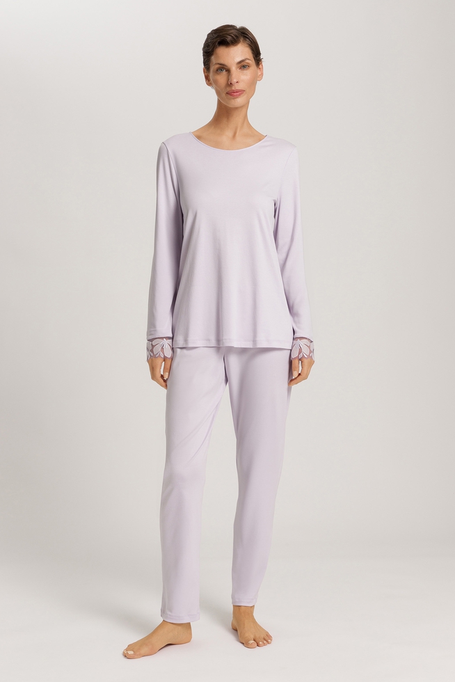  Женская хлопковая пижама с брюками  1