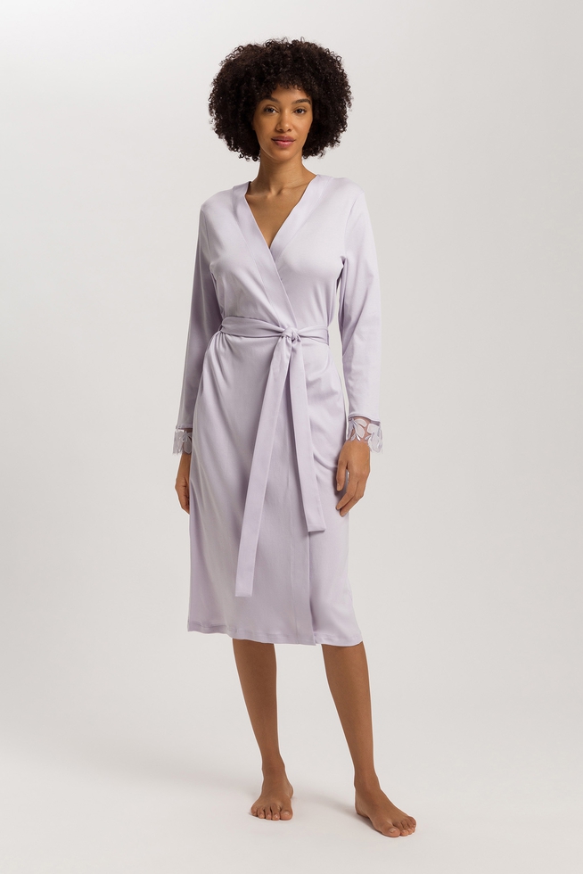  Женский домашний хлопковый длинный халат  1