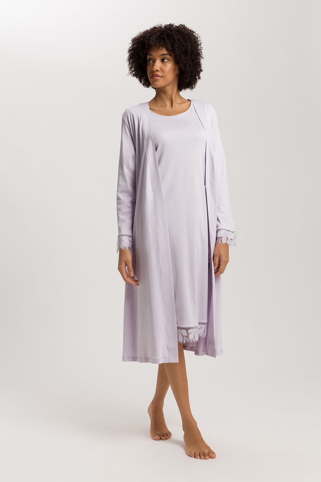  Женский домашний хлопковый длинный халат  4