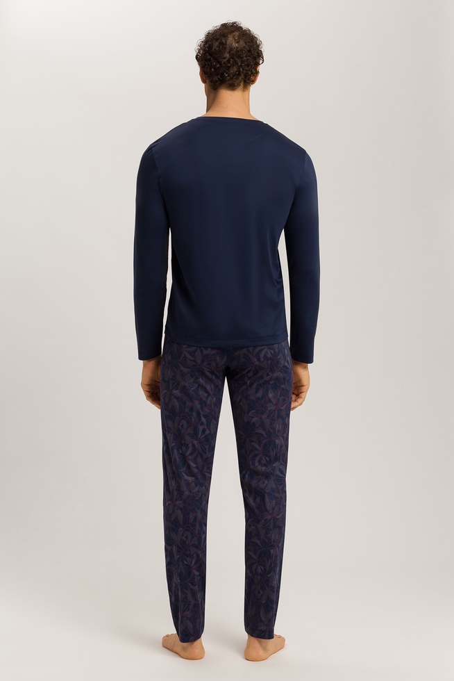 Мужская хлопковая пижама с брюками 2