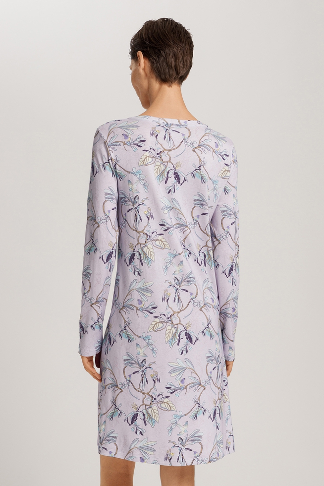  Женская сорочка миди с принтом  2