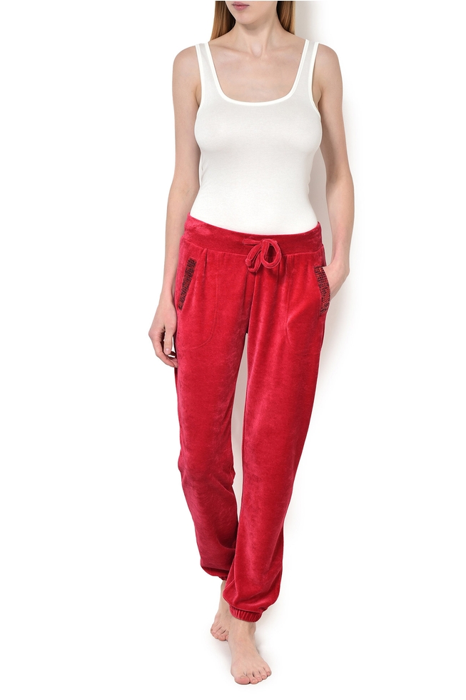 Женский велюровые спортивные брюки 11