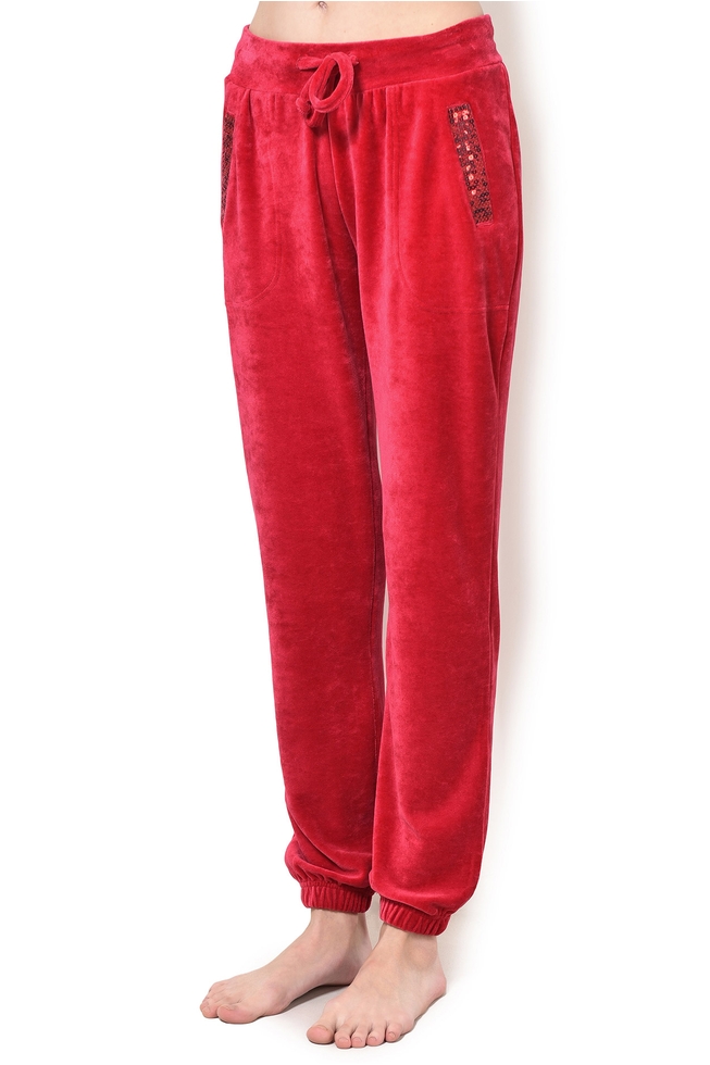 Женский велюровые спортивные брюки 9