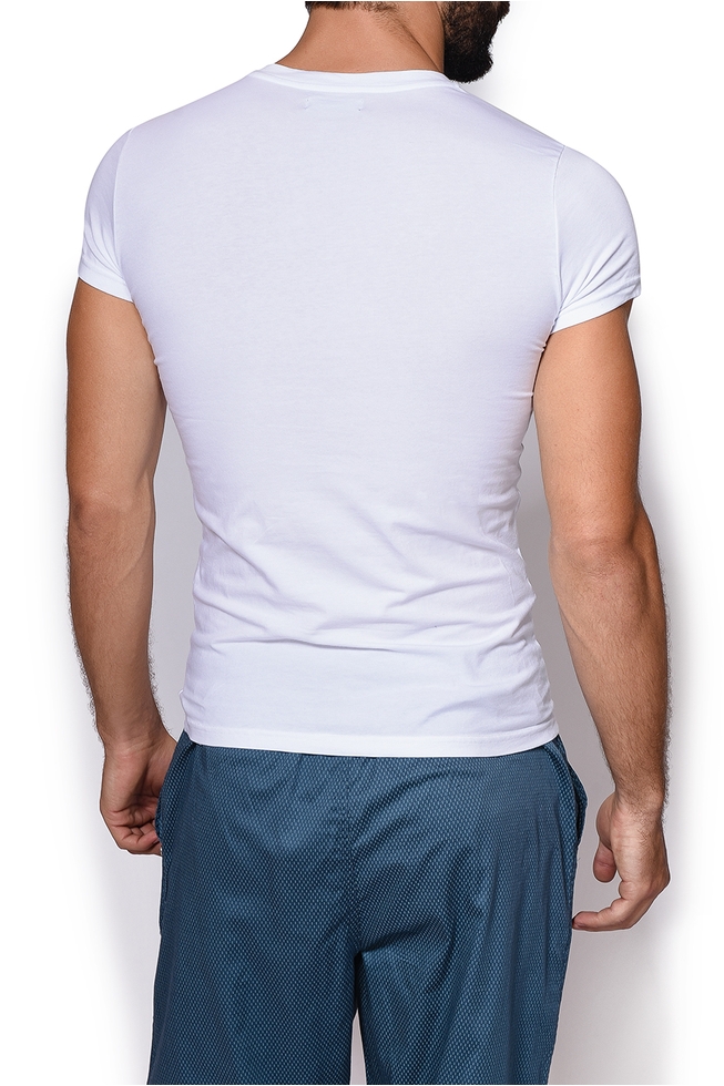 Мужская хлопковая футболка  2