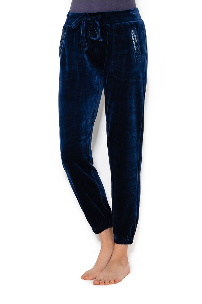 Женский велюровые спортивные брюки 1