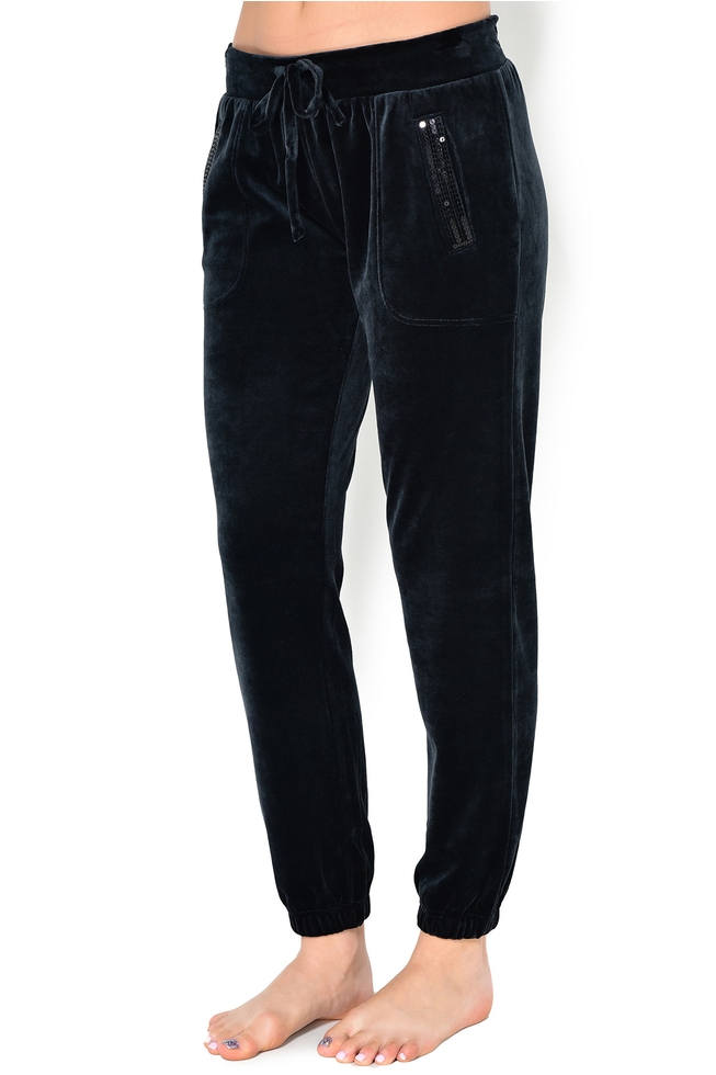 Женский велюровые спортивные брюки 5