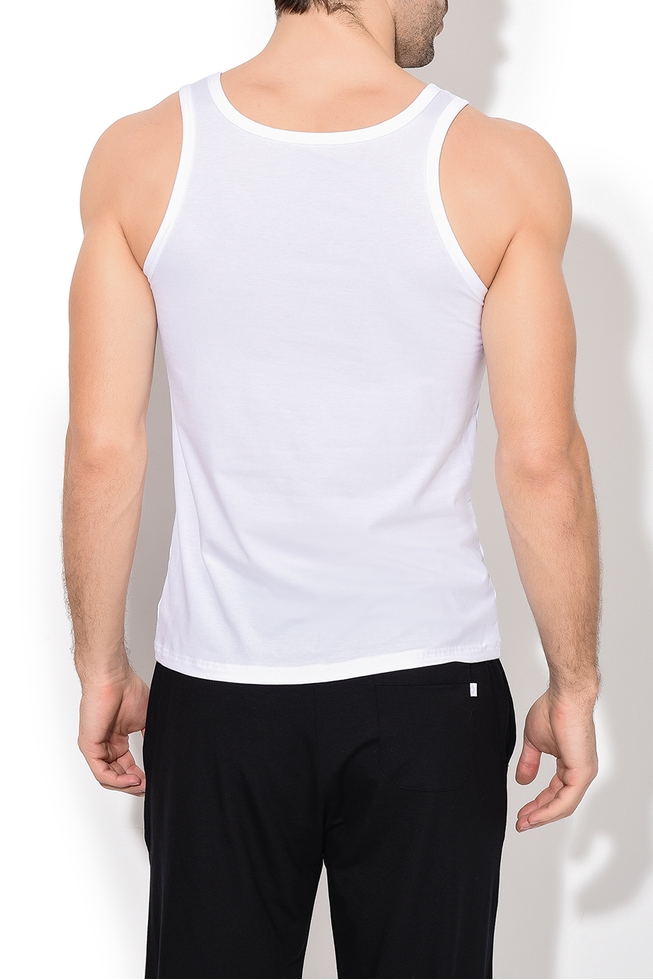 Мужская приталенная майка 6