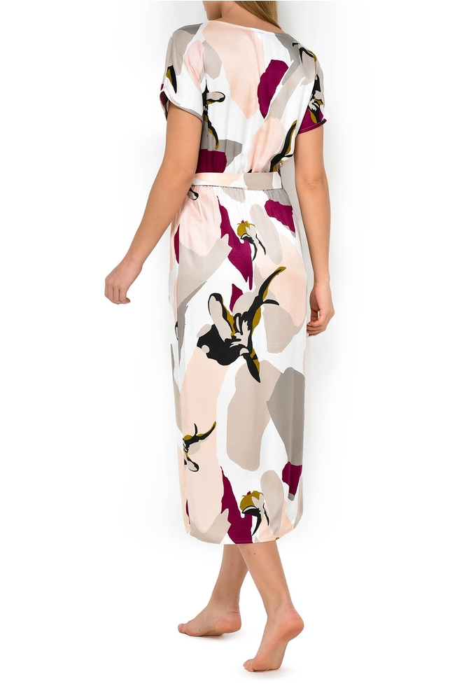  Длинное домашнее платье  3