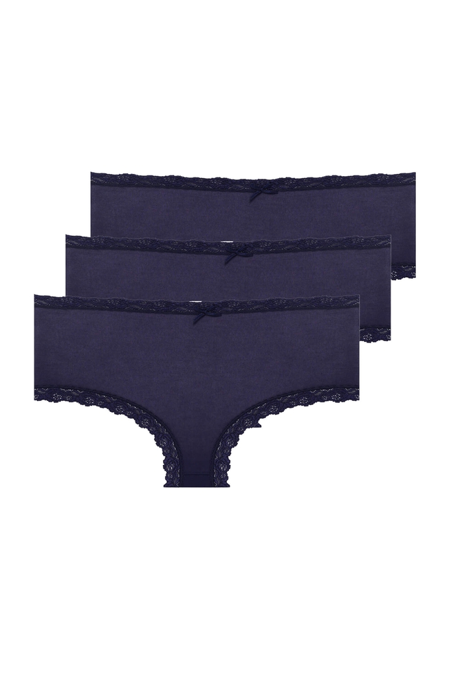 Набор женских высоких трусов-слипов (3 шт.)  1