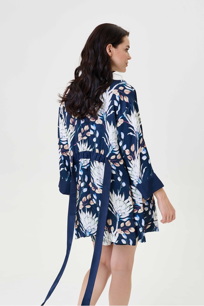 Женский домашний топ-кимоно 2