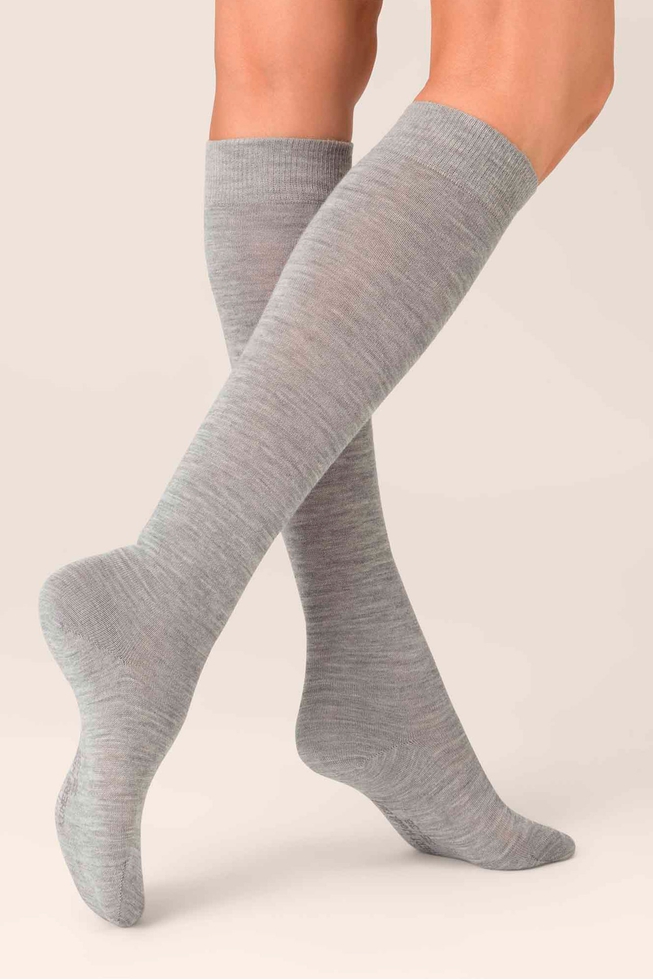Гольфы женские серые Wool Care 1