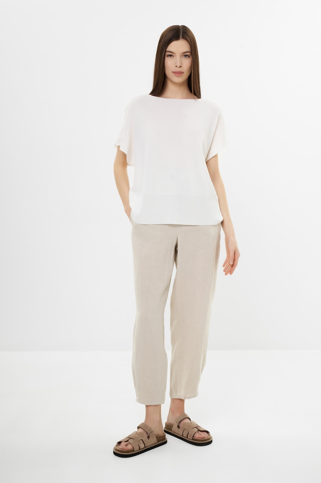 Женский белый джемпер 3