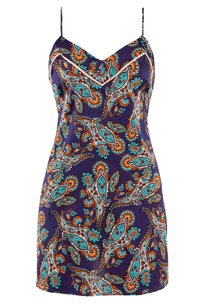 Короткая ночная сорочка из шёлка 6