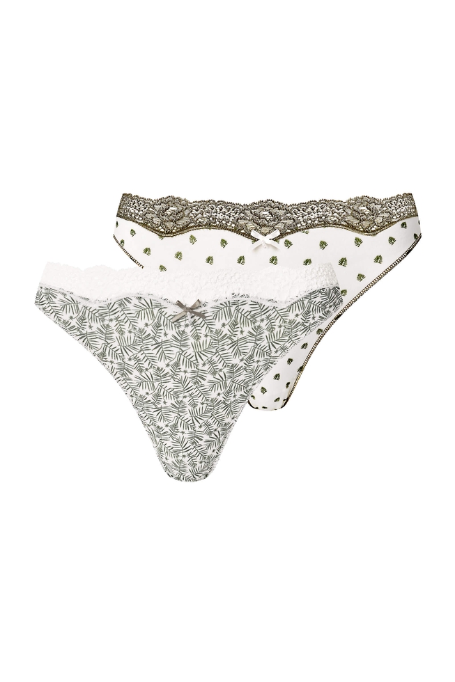 Набор женских трусов-танга 2 шт. 9