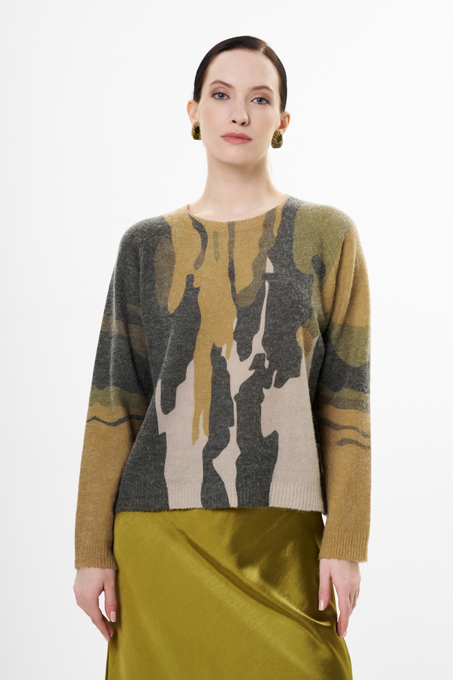 Женский джемпер с шерстью  1