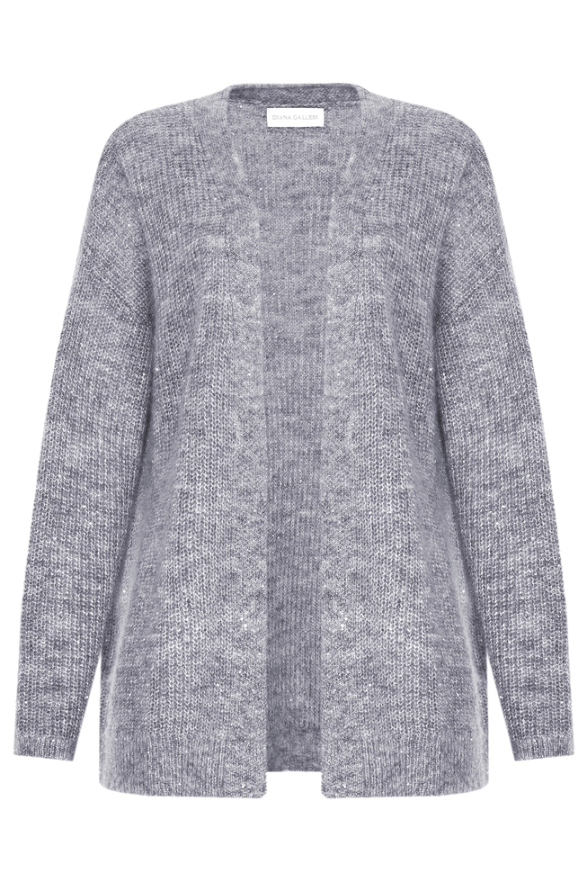 Женский кардиган с мохером  5