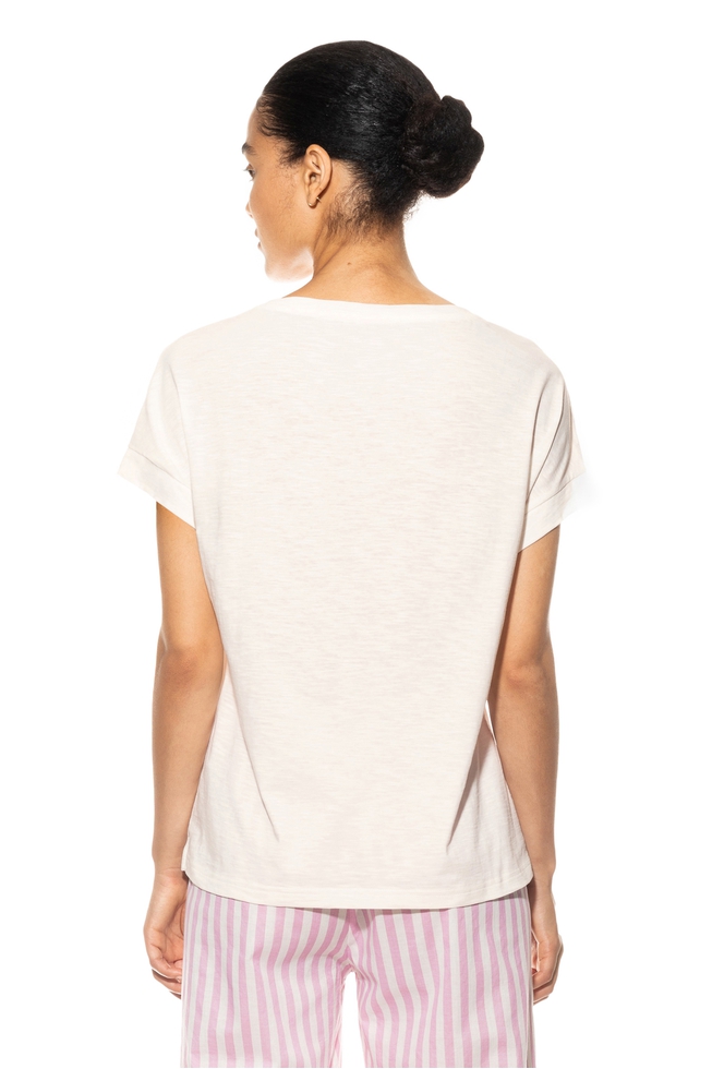  Женская домашняя хлопковая футболка  2