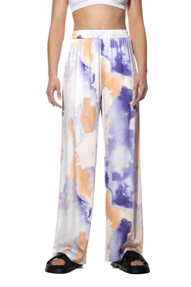  Женские широкие домашние брюки  1