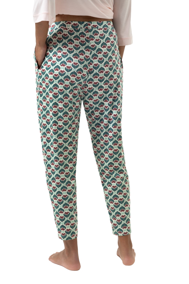  Женские домашние брюки с принтом  2
