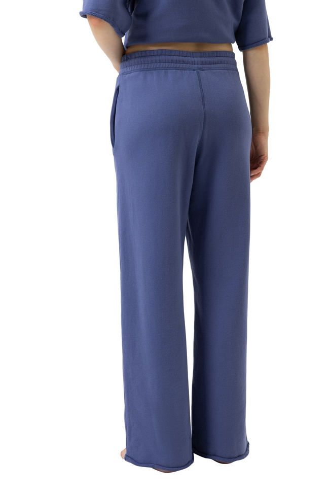  Женские домашние брюки на завязках из хлопка  2