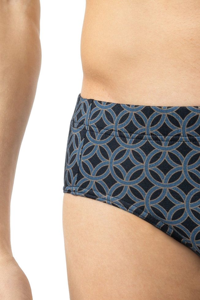 Мужские классические трусы-брифы с принтом  3