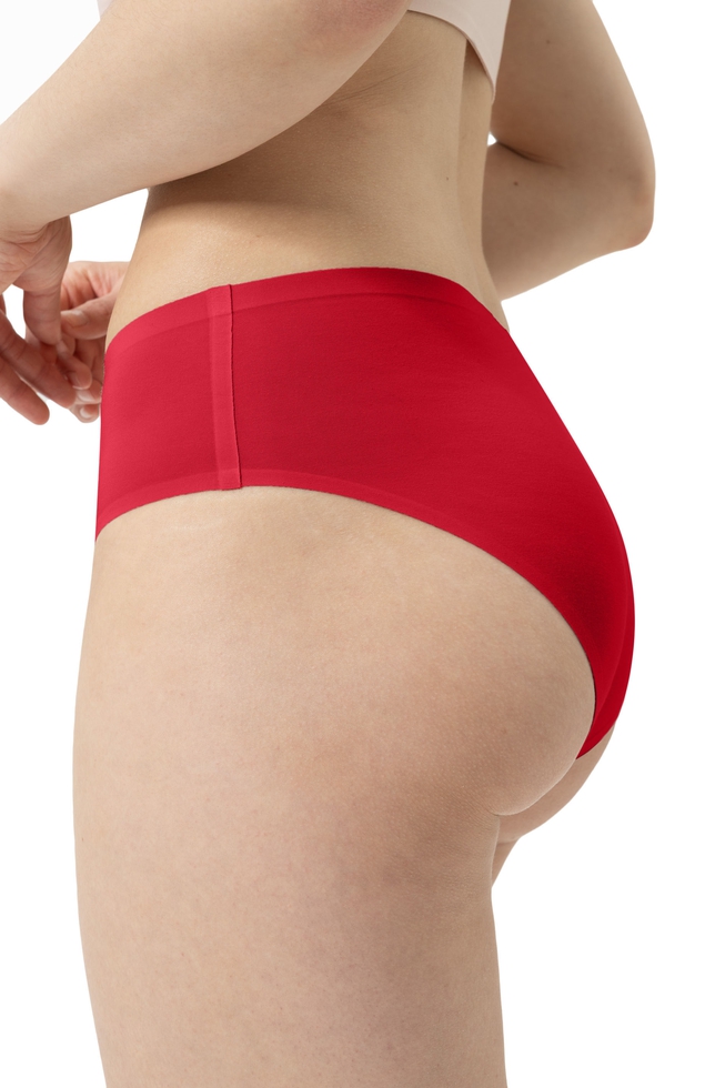 Женские красные трусы-слипы 3