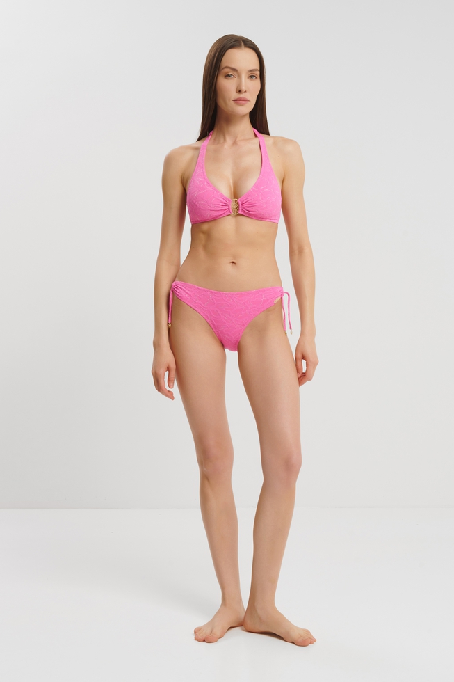 Розовый купальный лиф 4