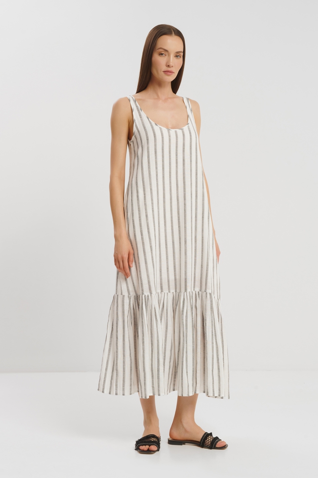 Длинное хлопковое платье 1