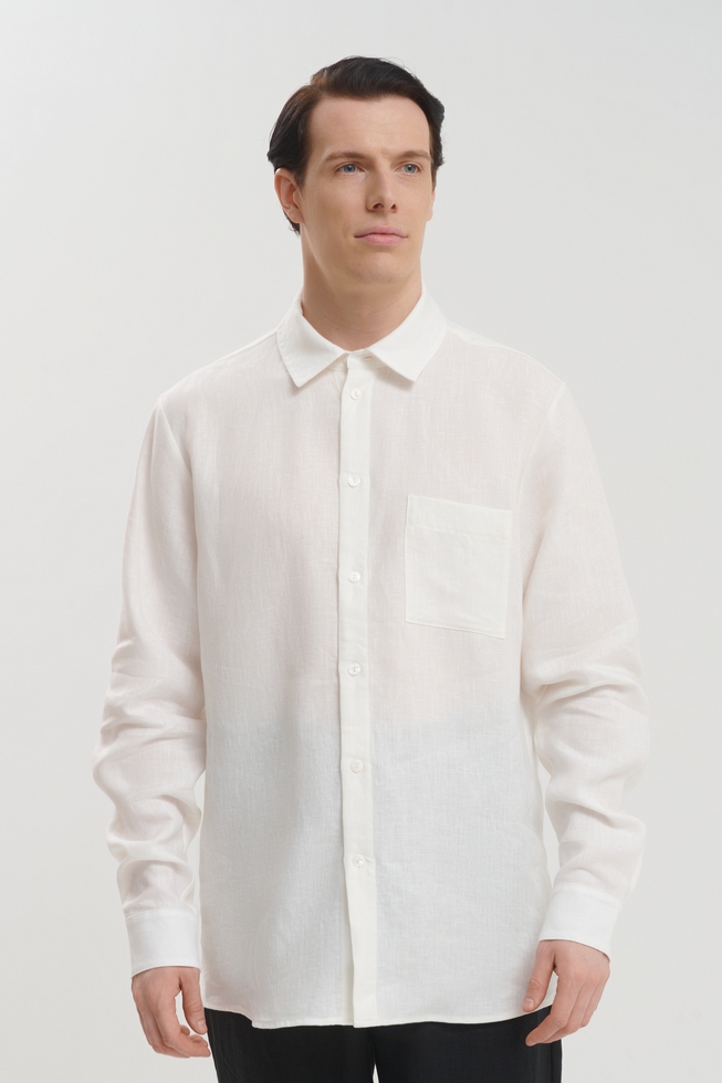 Мужская ванильная рубашка 1