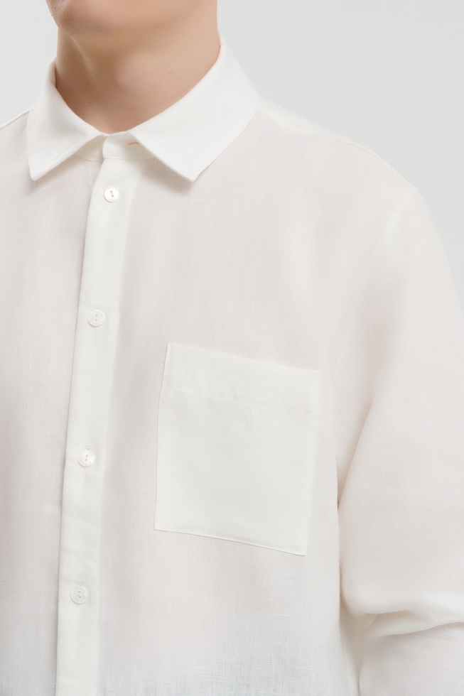 Мужская ванильная рубашка 5