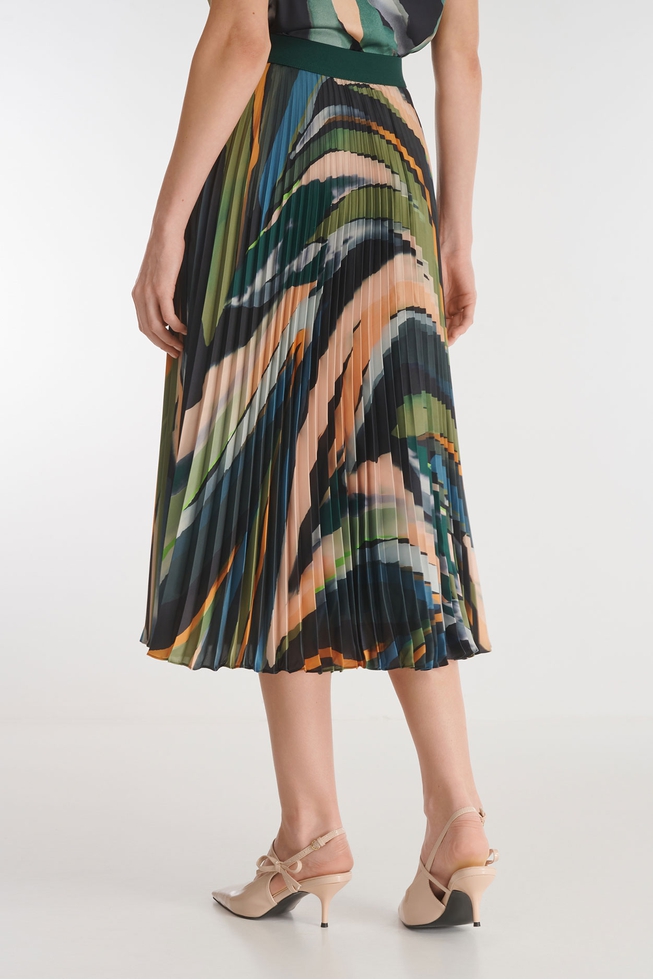 Плиссированная юбка-миди 3