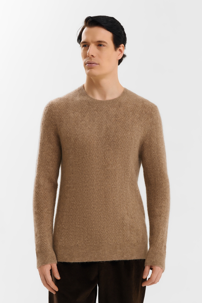 Мужской джемпер с шерстью  1