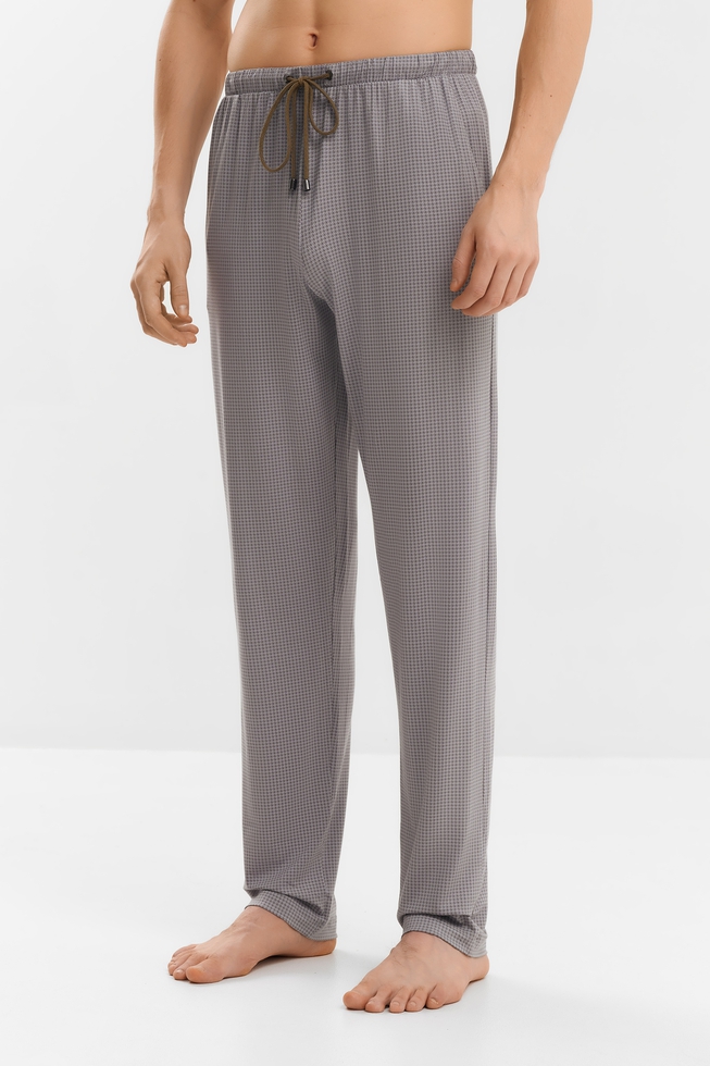 Мужские домашние брюки на завязках  1