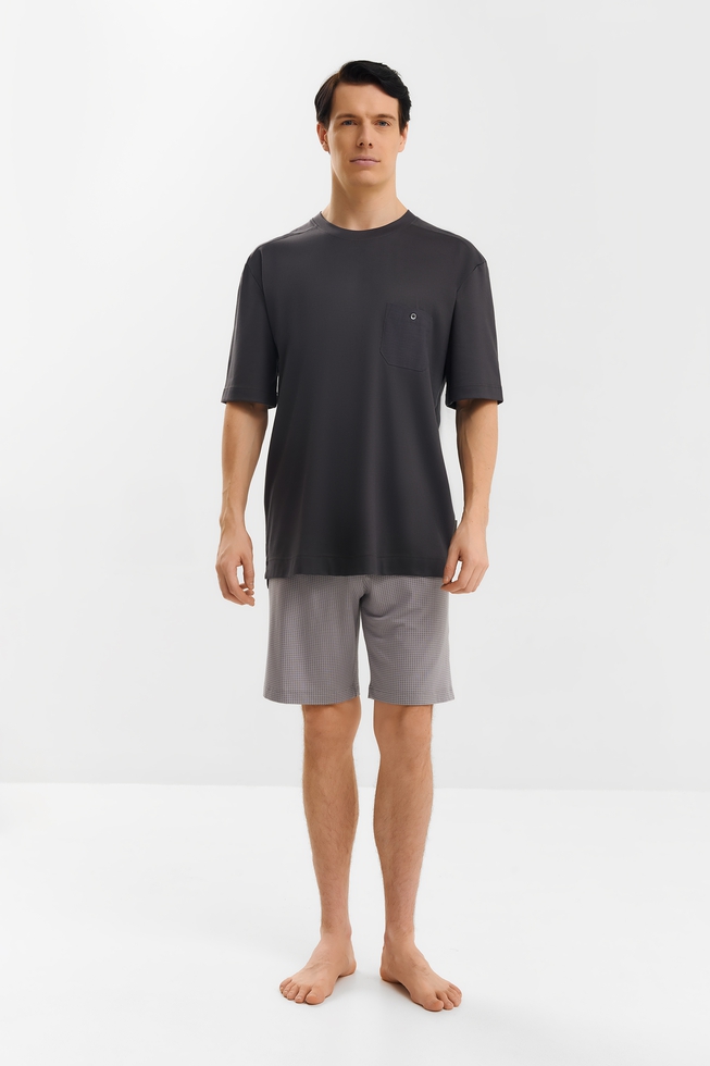 Мужские домашние шорты на завязках 3