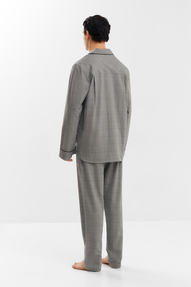  Мужская пижама с брюками из хлопка  2