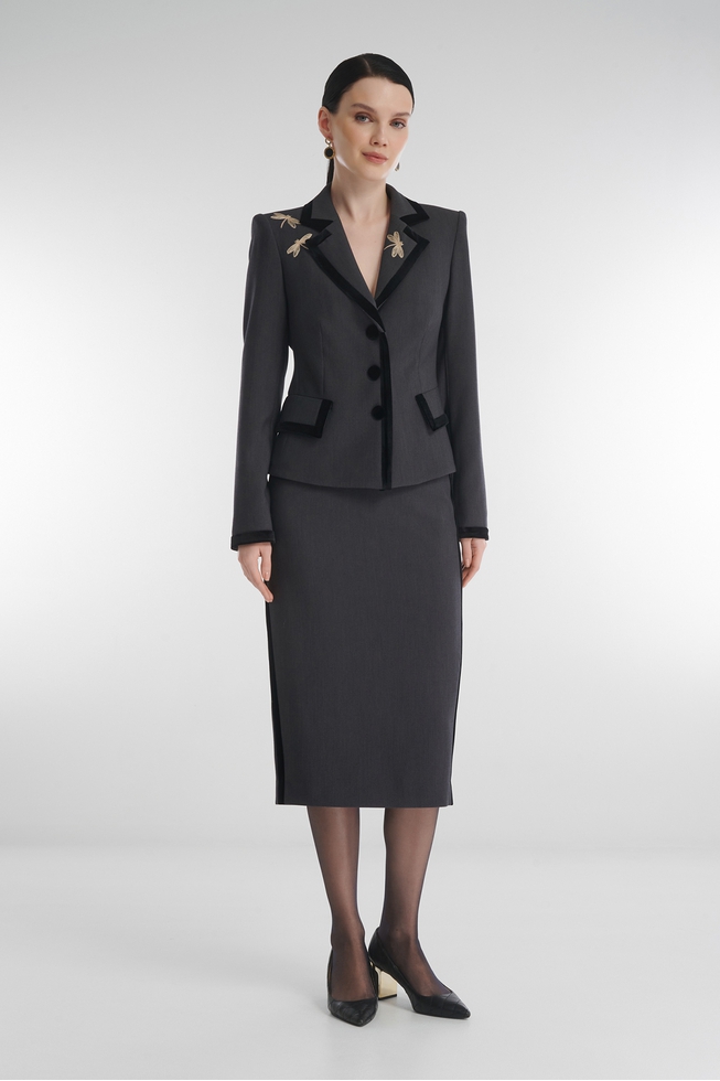 Юбка-карандаш миди  4