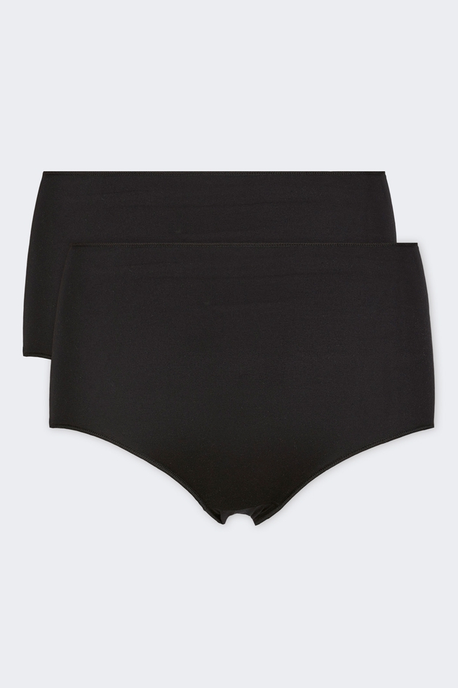 Набор женских трусов-слипов с высокой талией 2 шт. 1
