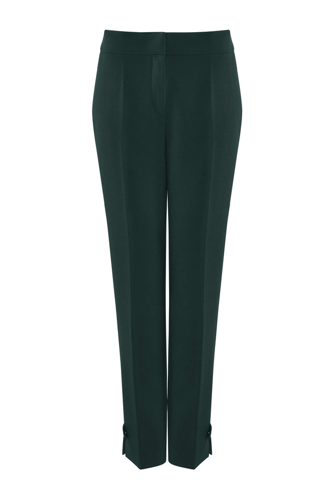 Женские зеленые брюки 1