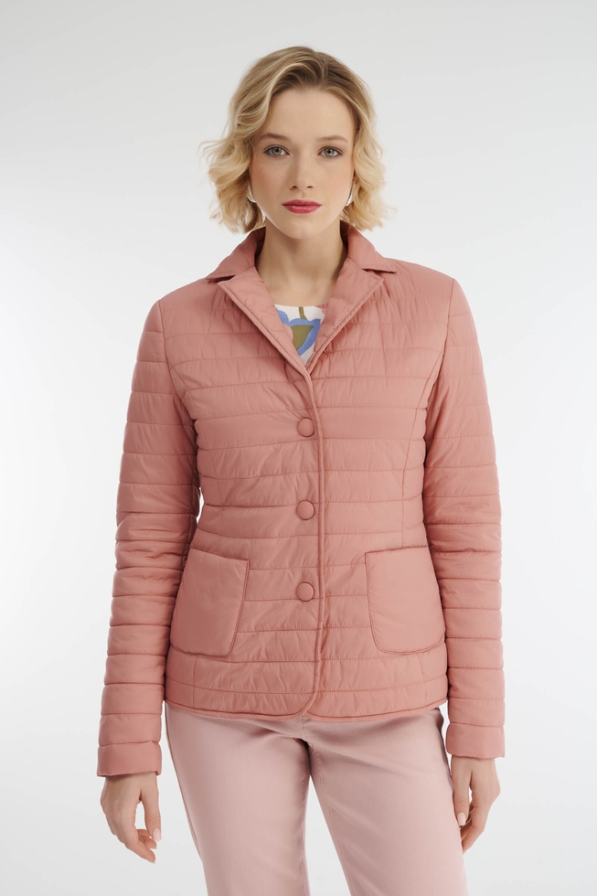 Женская пудровая куртка 1