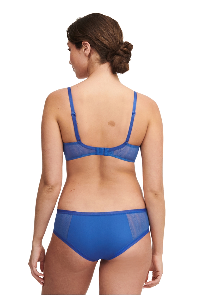 Синий бюстгальтер-планж с плотной чашкой 2