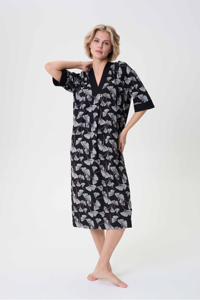  Женское домашнее платье  5