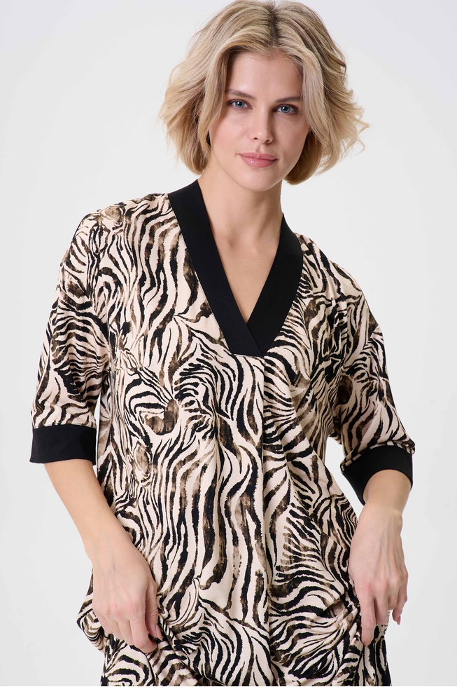  Женское длинное домашнее платье  5