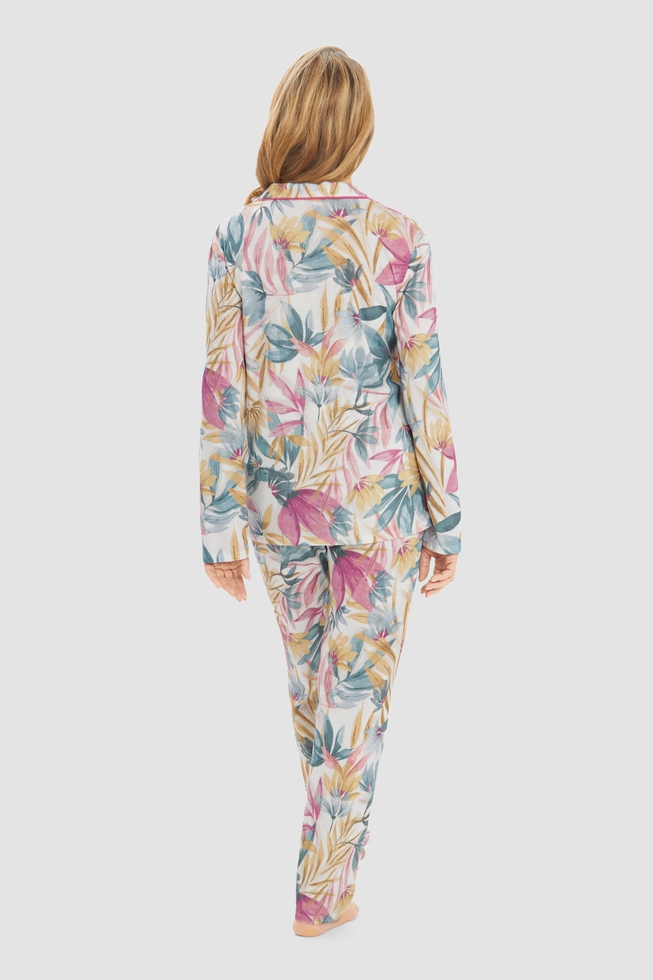  Женская пижама с брюками  2