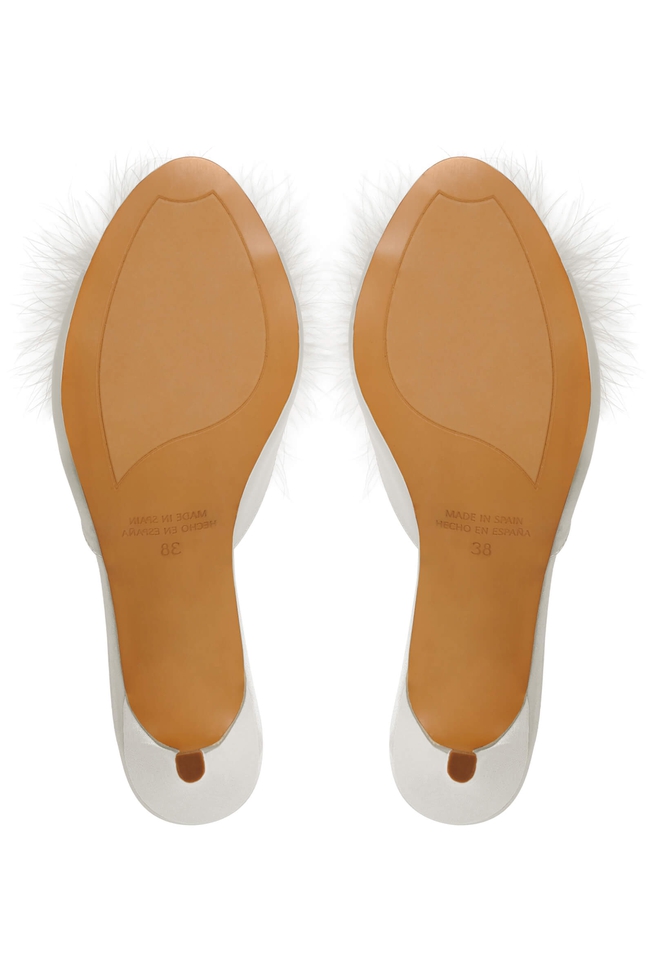 Женские ванильные домашние туфли 4