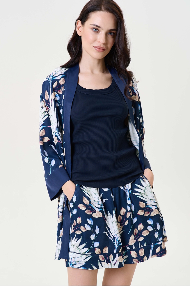  Женский домашний топ-майка в рубчик  1