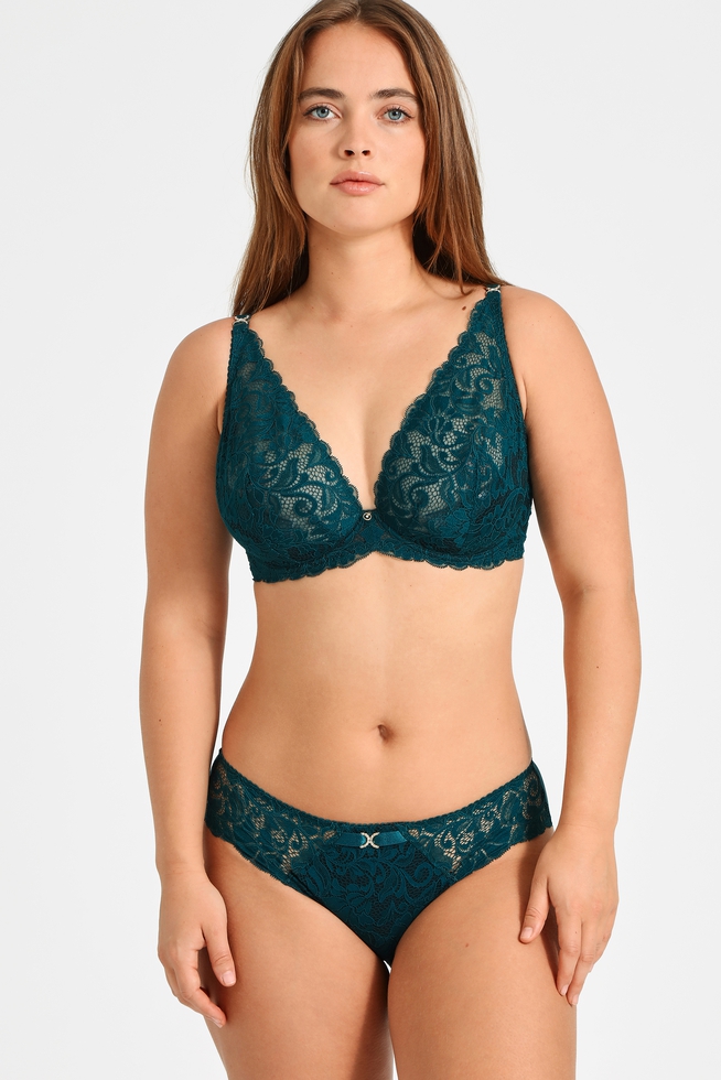 Кружевной бюстгальтер с мягкой чашкой  5